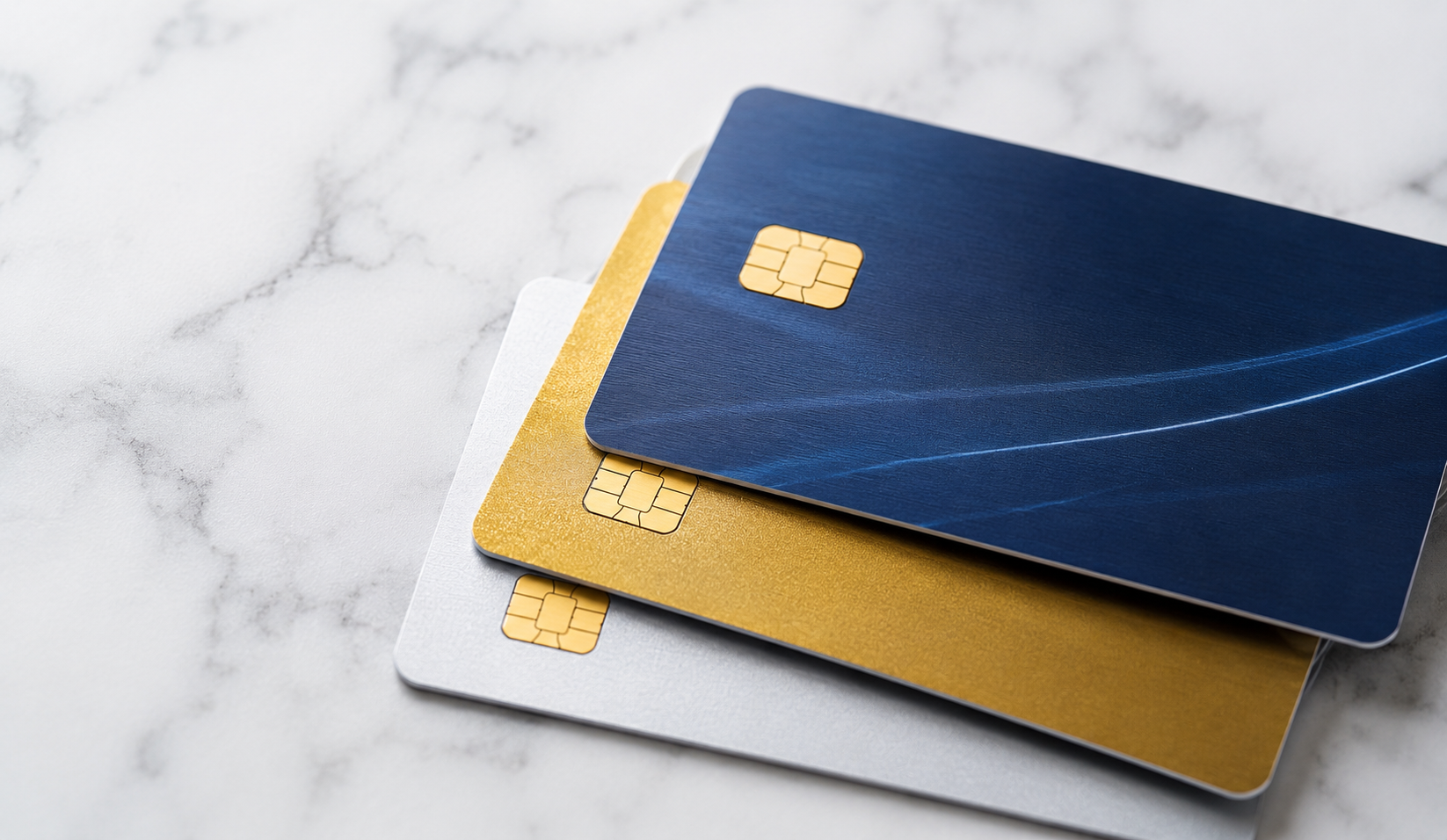Credit cards fanned out representing the best credit cards for beginners in the Philippines