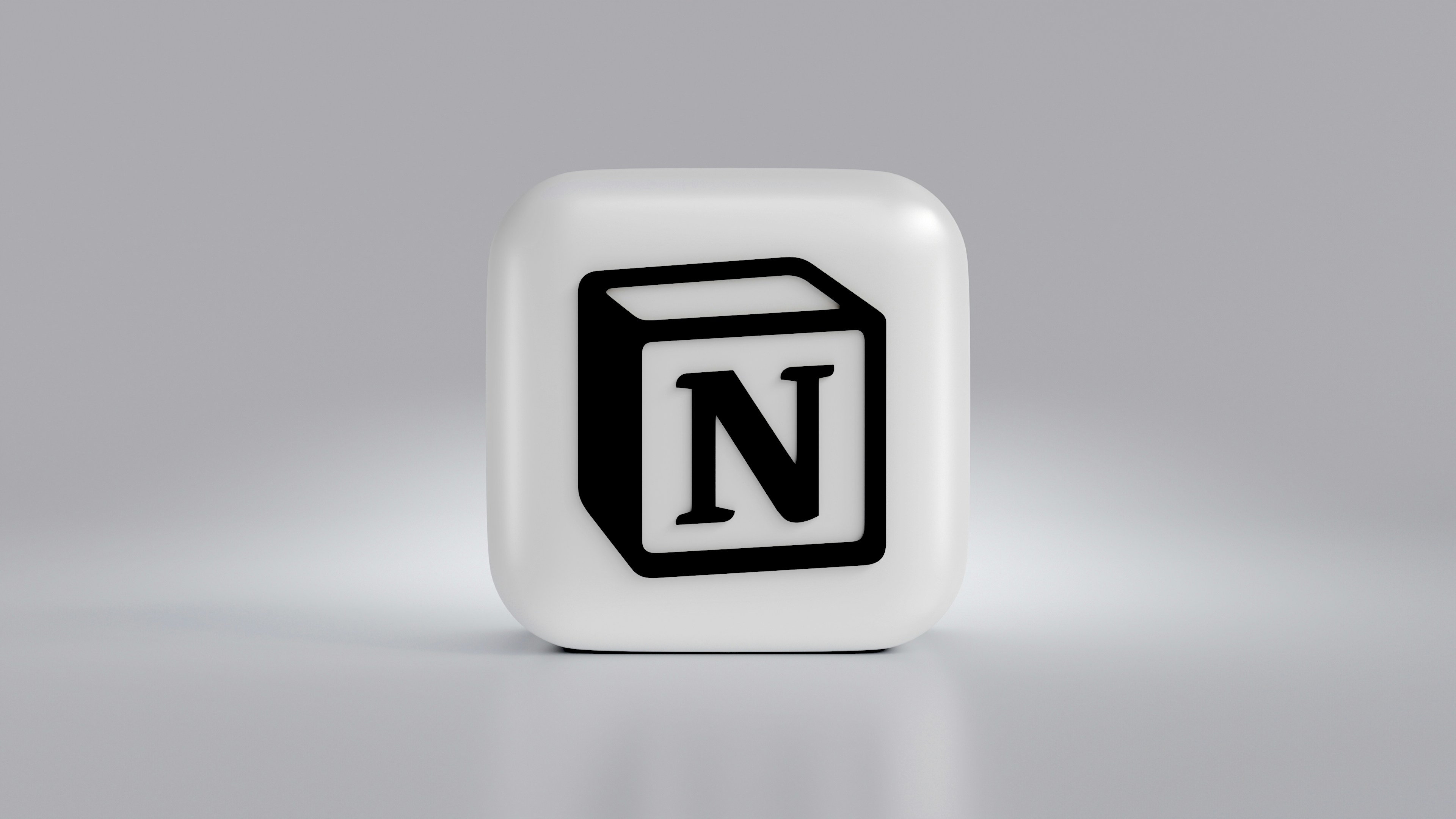 Notion app logo and workspace